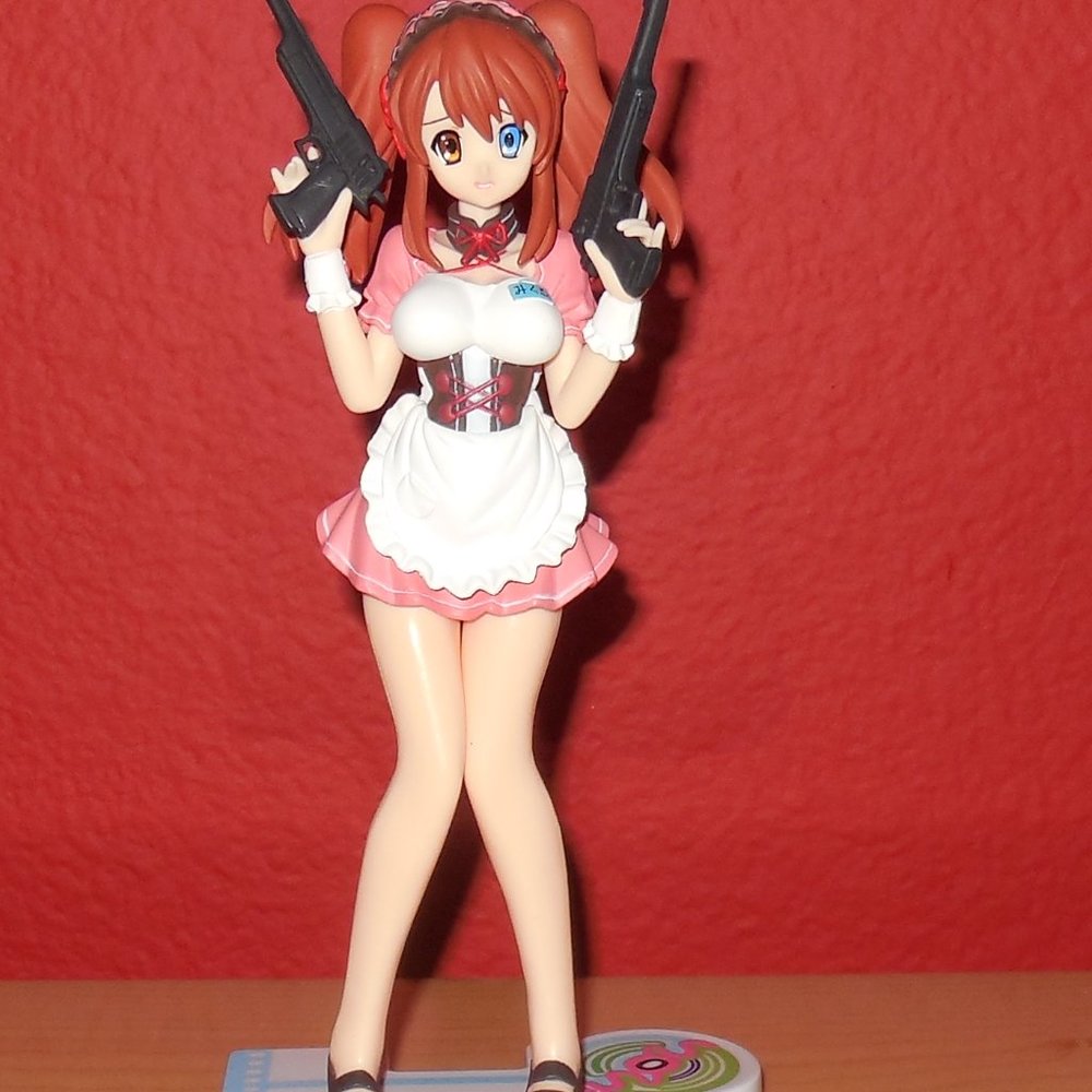 Asahina Mikuru 7" Melancholy of Haruhi Suzumiya Action Figure w/Guns Rare